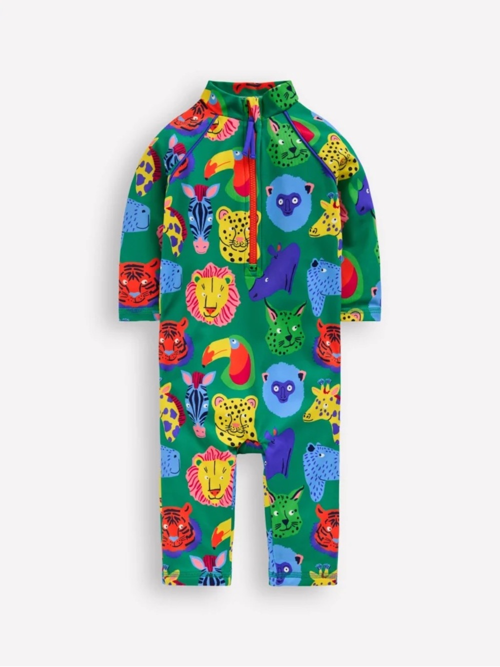 Baby Boden Jungle Animal UPF 50+ Sunsuit Swimsuit 9-12M